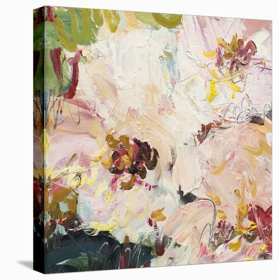 Rose Hedge - Panel I-Lilia Orlova Holmes-Stretched Canvas