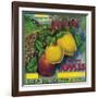 Rose Hill Apple Crate Label - Watsonville, CA-Lantern Press-Framed Art Print