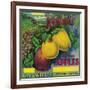 Rose Hill Apple Crate Label - Watsonville, CA-Lantern Press-Framed Art Print