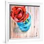 Rose in Jar-Jennifer Redstreake Geary-Framed Art Print