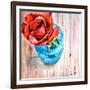 Rose in Jar-Jennifer Redstreake Geary-Framed Art Print