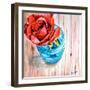 Rose in Jar-Jennifer Redstreake Geary-Framed Art Print