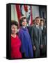 Rose Kennedy, Jackie Peter Behind Her on Morning After Election Day-Paul Schutzer-Framed Stretched Canvas