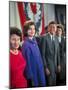 Rose Kennedy, Jackie Peter Behind Her on Morning After Election Day-Paul Schutzer-Mounted Photographic Print