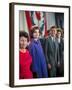 Rose Kennedy, Jackie Peter Behind Her on Morning After Election Day-Paul Schutzer-Framed Photographic Print