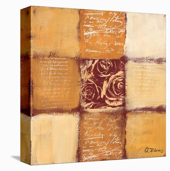 Rose Letters-Anna Flores-Stretched Canvas