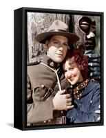 ROSE MARIE, from left: Nelson Eddy, Jeanette MacDonald, 1936-null-Framed Stretched Canvas