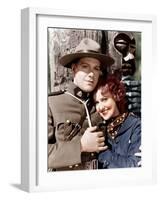 ROSE MARIE, from left: Nelson Eddy, Jeanette MacDonald, 1936-null-Framed Photo