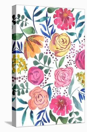 Rose Medley-Elizabeth Rider-Stretched Canvas