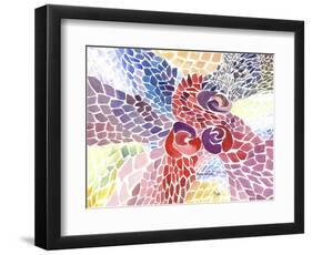 Rose Mosaic-Neela Pushparaj-Framed Photographic Print