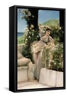 Rose of All Roses-Sir Lawrence Alma-Tadema-Framed Stretched Canvas