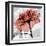 Rose on Gray 2-Albert Koetsier-Framed Art Print