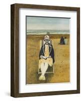 Rose on Rhyl Beach, 2007-Margaret Hartnett-Framed Giclee Print