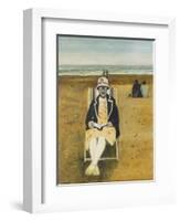 Rose on Rhyl Beach, 2007-Margaret Hartnett-Framed Giclee Print