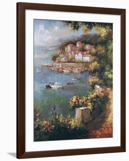 Rose Path-Peter Bell-Framed Art Print