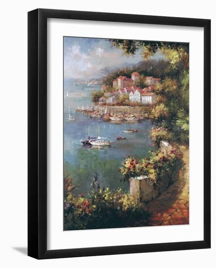 Rose Path-Peter Bell-Framed Art Print