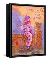 Rose Pierrot Fairy-Judy Mastrangelo-Framed Stretched Canvas