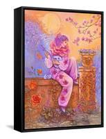 Rose Pierrot Fairy-Judy Mastrangelo-Framed Stretched Canvas