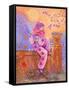 Rose Pierrot Fairy-Judy Mastrangelo-Framed Stretched Canvas