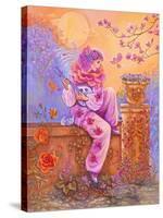 Rose Pierrot Fairy-Judy Mastrangelo-Stretched Canvas