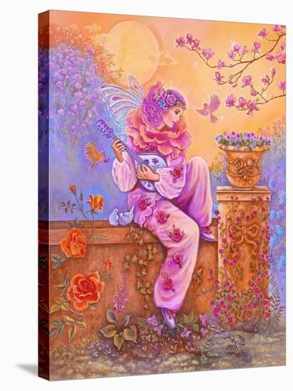 Rose Pierrot Fairy-Judy Mastrangelo-Stretched Canvas