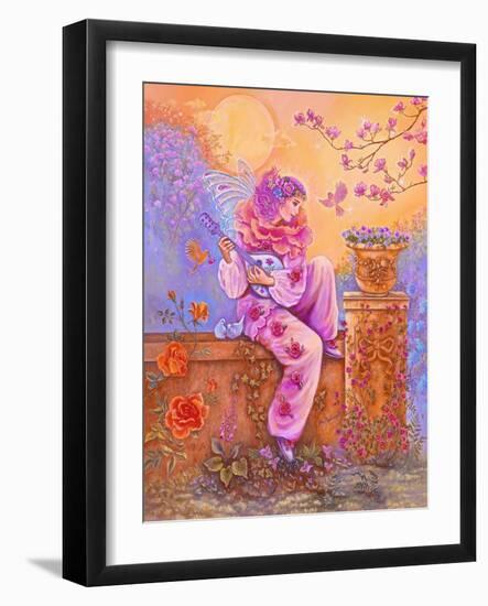 Rose Pierrot Fairy-Judy Mastrangelo-Framed Giclee Print
