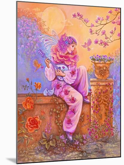 Rose Pierrot Fairy-Judy Mastrangelo-Mounted Giclee Print