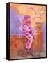 Rose Pierrot Fairy-Judy Mastrangelo-Framed Stretched Canvas