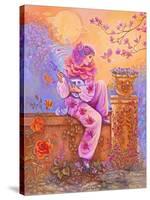 Rose Pierrot Fairy-Judy Mastrangelo-Stretched Canvas