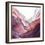 Rose Quartz B-GI ArtLab-Framed Giclee Print