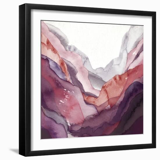 Rose Quartz B-GI ArtLab-Framed Giclee Print