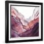 Rose Quartz B-GI ArtLab-Framed Giclee Print