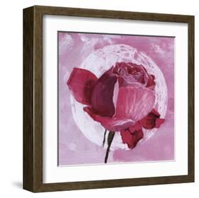 Rose Sur Pois Blanc-Valerie Roy-Framed Art Print