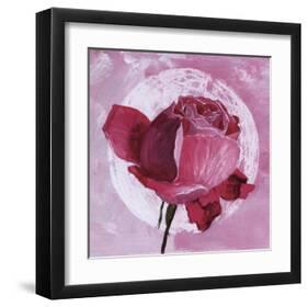 Rose Sur Pois Blanc-Valerie Roy-Framed Art Print