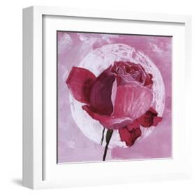 Rose Sur Pois Blanc-Valerie Roy-Framed Art Print