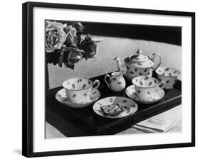 'Rose' Tea Set-Elsie Collins-Framed Photographic Print