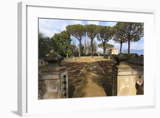 Rose Terrace in Spring, Gardens of Villa Cimbrone, Ravello-Eleanor Scriven-Framed Photographic Print