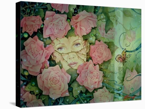 Rose Tinted-Linda Ravenscroft-Stretched Canvas