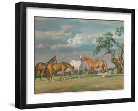 Rose, Wildbird, Peggy and Stockings-Sir Alfred Munnings-Framed Premium Giclee Print