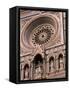 Rose Window and Facade of Polychrome Marble, Duomo Santa Maria Del Fiore, Florence, Tuscany, Italy-Patrick Dieudonne-Framed Stretched Canvas