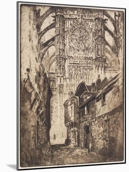 Rose Window, Beauvais, 1907-Joseph Pennell-Mounted Giclee Print