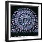 Rose window in Notre Dame, 14th century. Artist: Unknown-Unknown-Framed Giclee Print