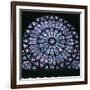 Rose window in Notre Dame, 14th century. Artist: Unknown-Unknown-Framed Giclee Print