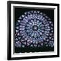 Rose window in Notre Dame, 14th century. Artist: Unknown-Unknown-Framed Giclee Print