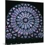 Rose window in Notre Dame, 14th century. Artist: Unknown-Unknown-Mounted Giclee Print