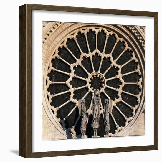 Rose Window, Notre-Dame Cathedral-null-Framed Giclee Print