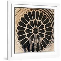 Rose Window, Notre-Dame Cathedral-null-Framed Giclee Print