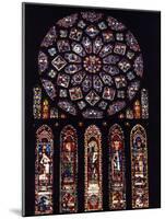 Rose Window of North Facade Chartres Cathedral Chartres France-null-Mounted Photographic Print
