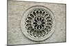 Rose Window on Facade of Cathedral of St Benedict-null-Mounted Giclee Print