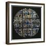 Rose Window on Facade, Siena Cathedral or Cathedral of Most Holy Mary of Assumption-null-Framed Giclee Print